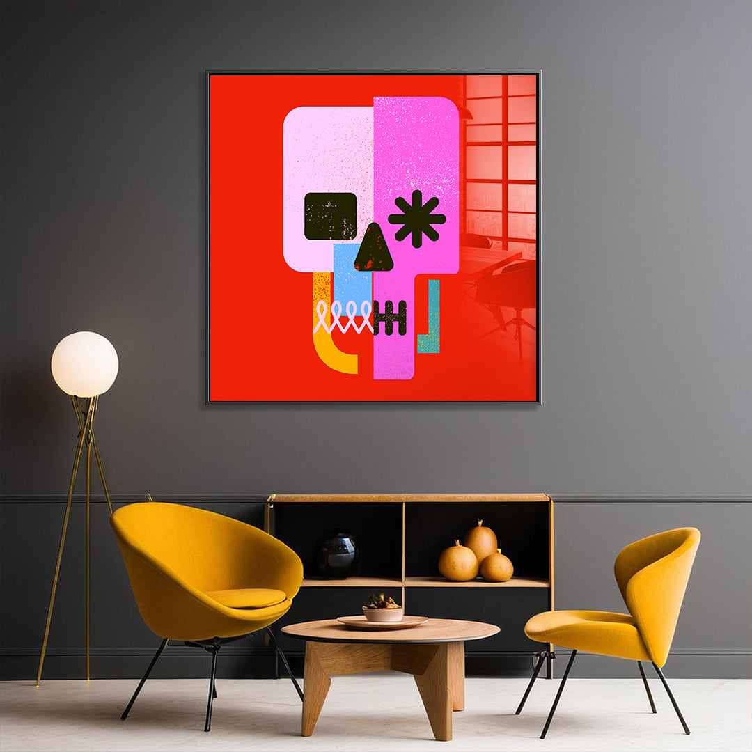 Pop Skull - Acrylglas