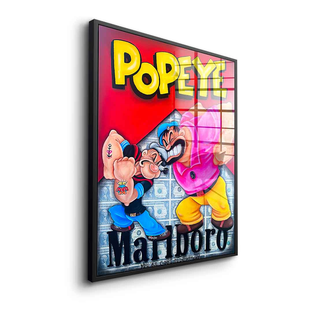 Popeye vs. Blueo - acrylic glass