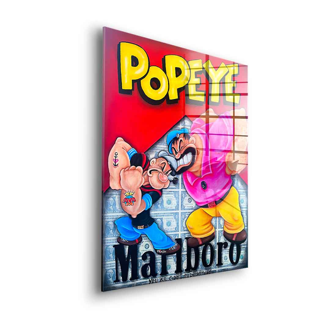 Popeye vs. Blueo - acrylic glass