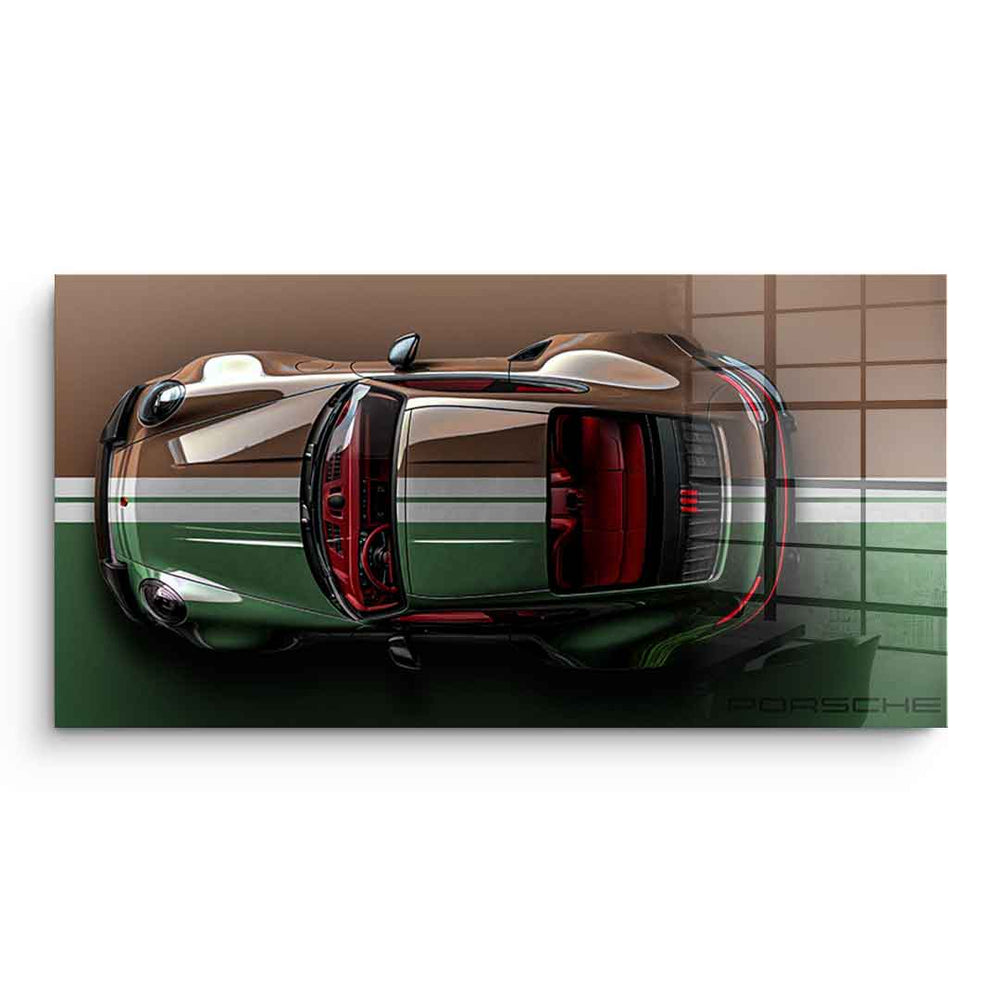 Porsche 911 Targa als Acrylglasbild – Auto Wandbild von DOTCOMCANVAS®
