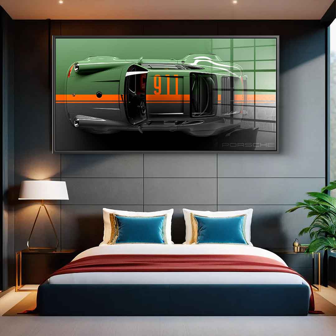 Porsche 911 - acrylic glass