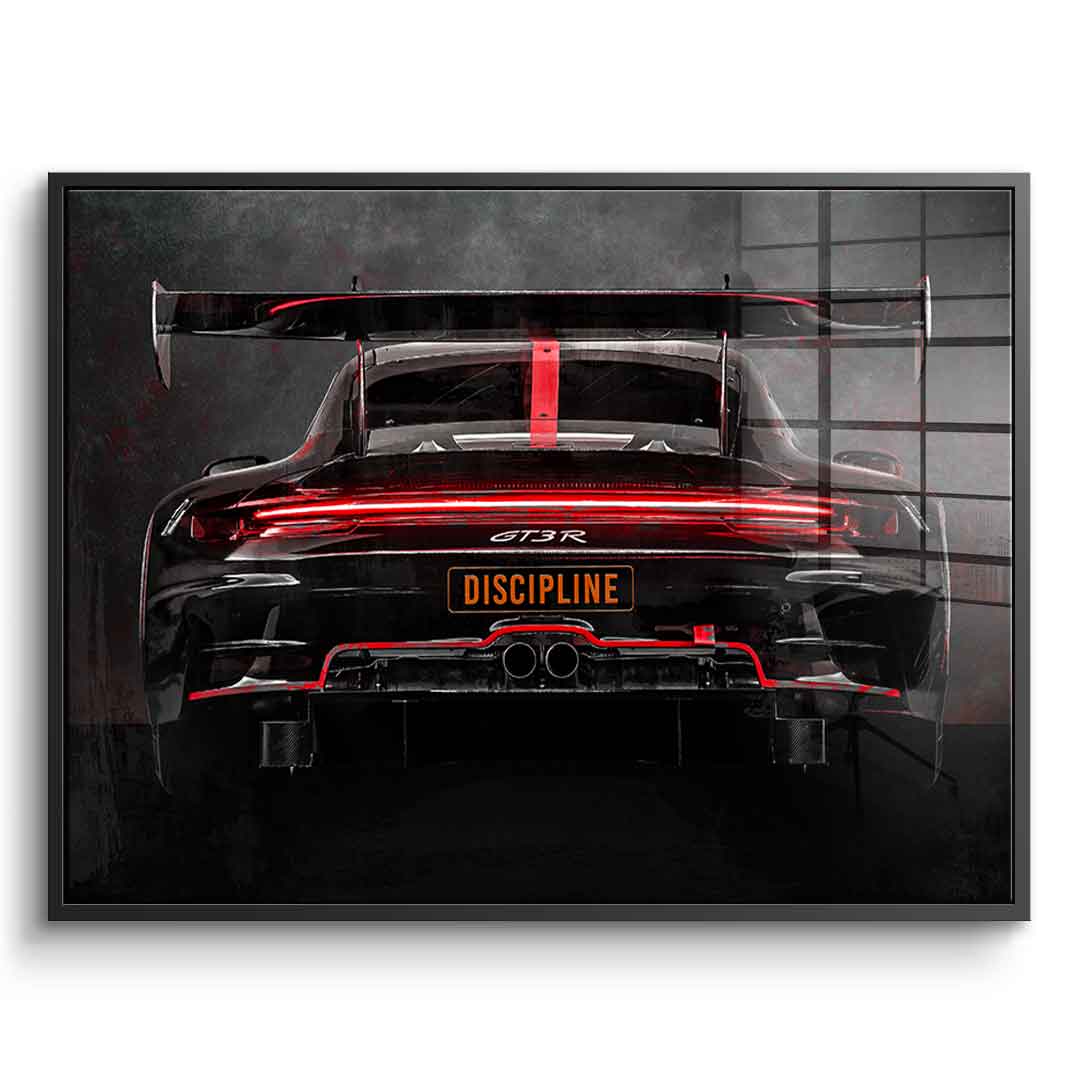 Porsche backside - acrylic glass