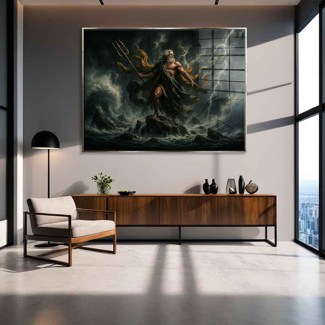 Poseidon - acrylic glass