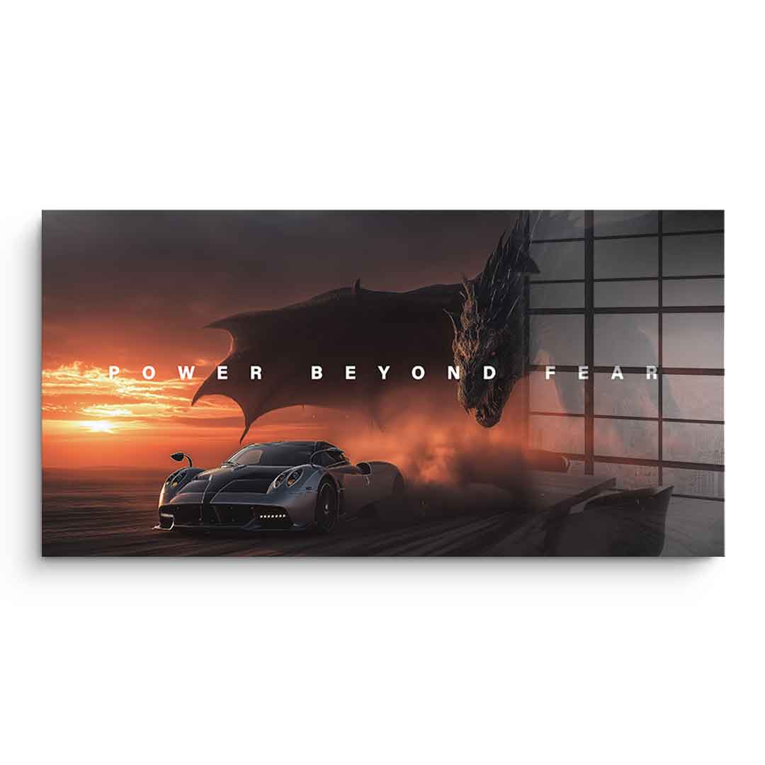 Power Beyond Fear ( Pagani ) - Acrylglas