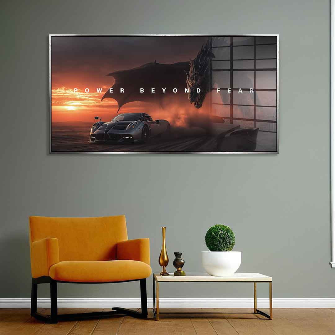 Power Beyond Fear ( Pagani ) - Acrylglas