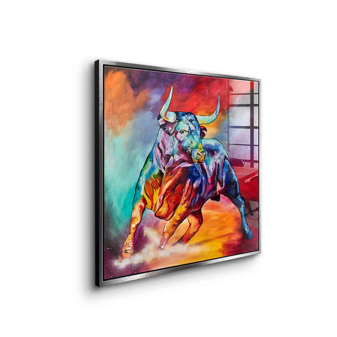 Proud Bull - acrylic glass