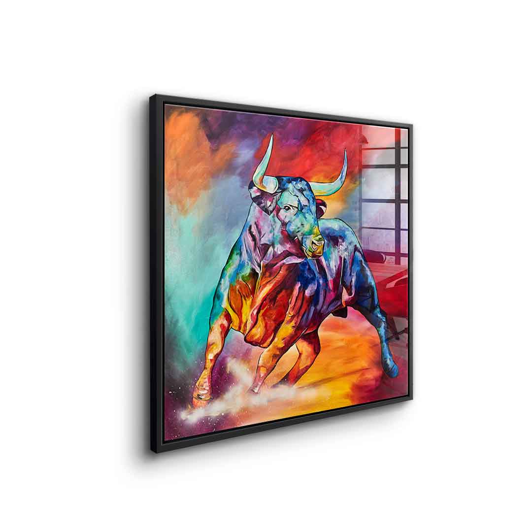 Proud Bull - acrylic glass