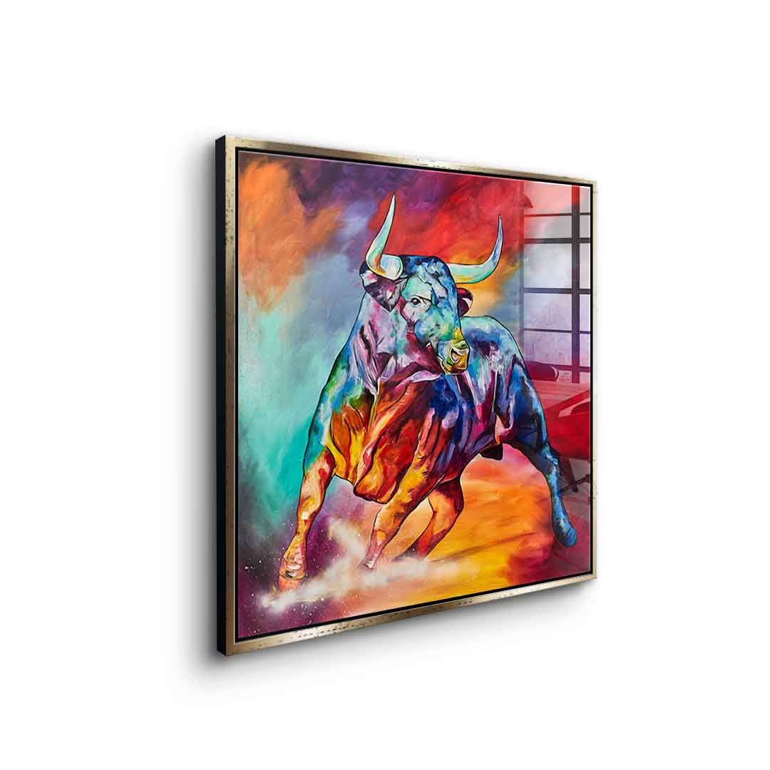 Proud Bull - acrylic glass