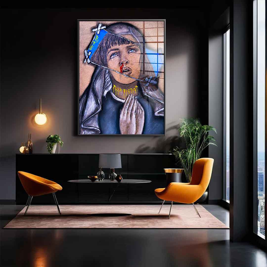 Pulp fiction - acrylic glass