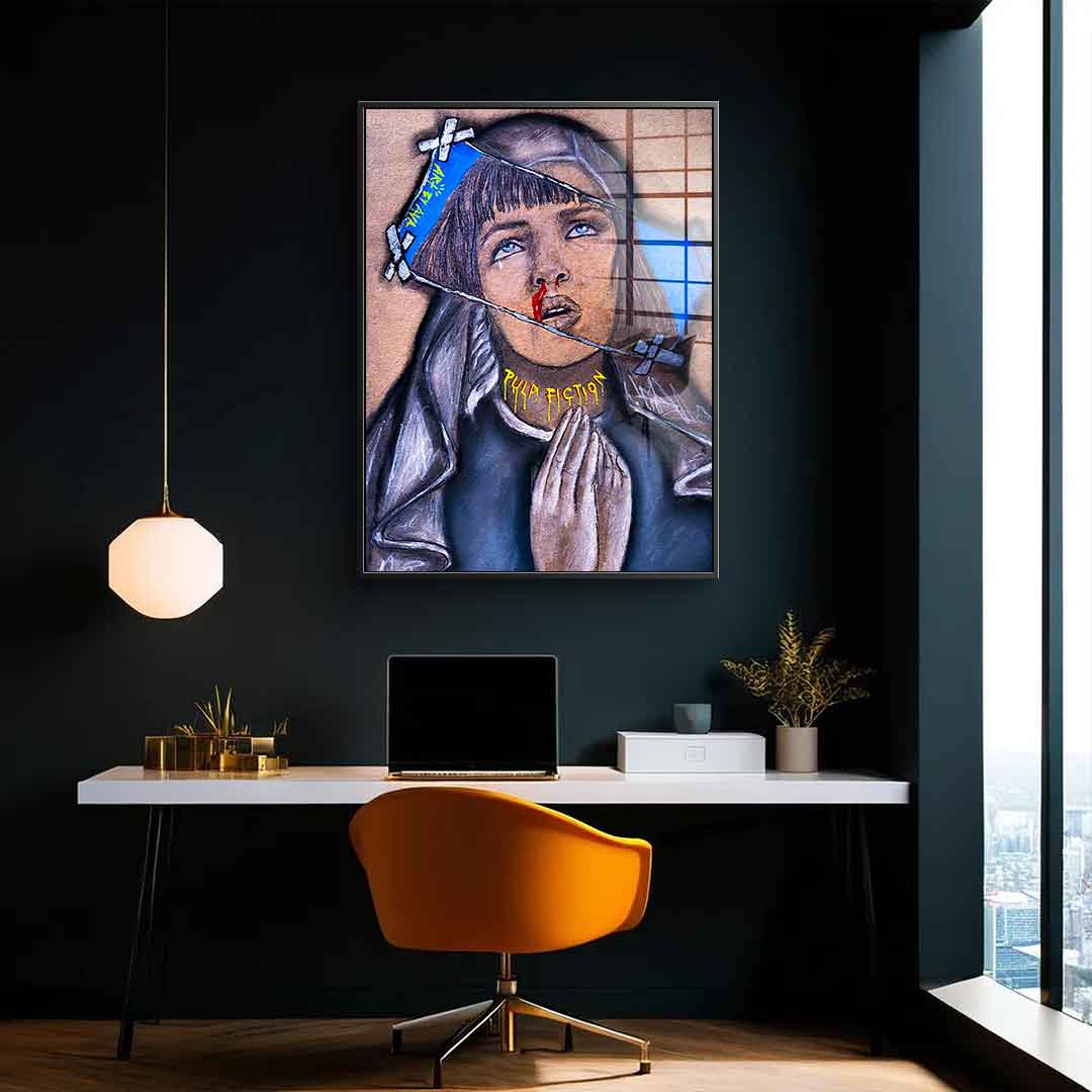 Pulp fiction - acrylic glass