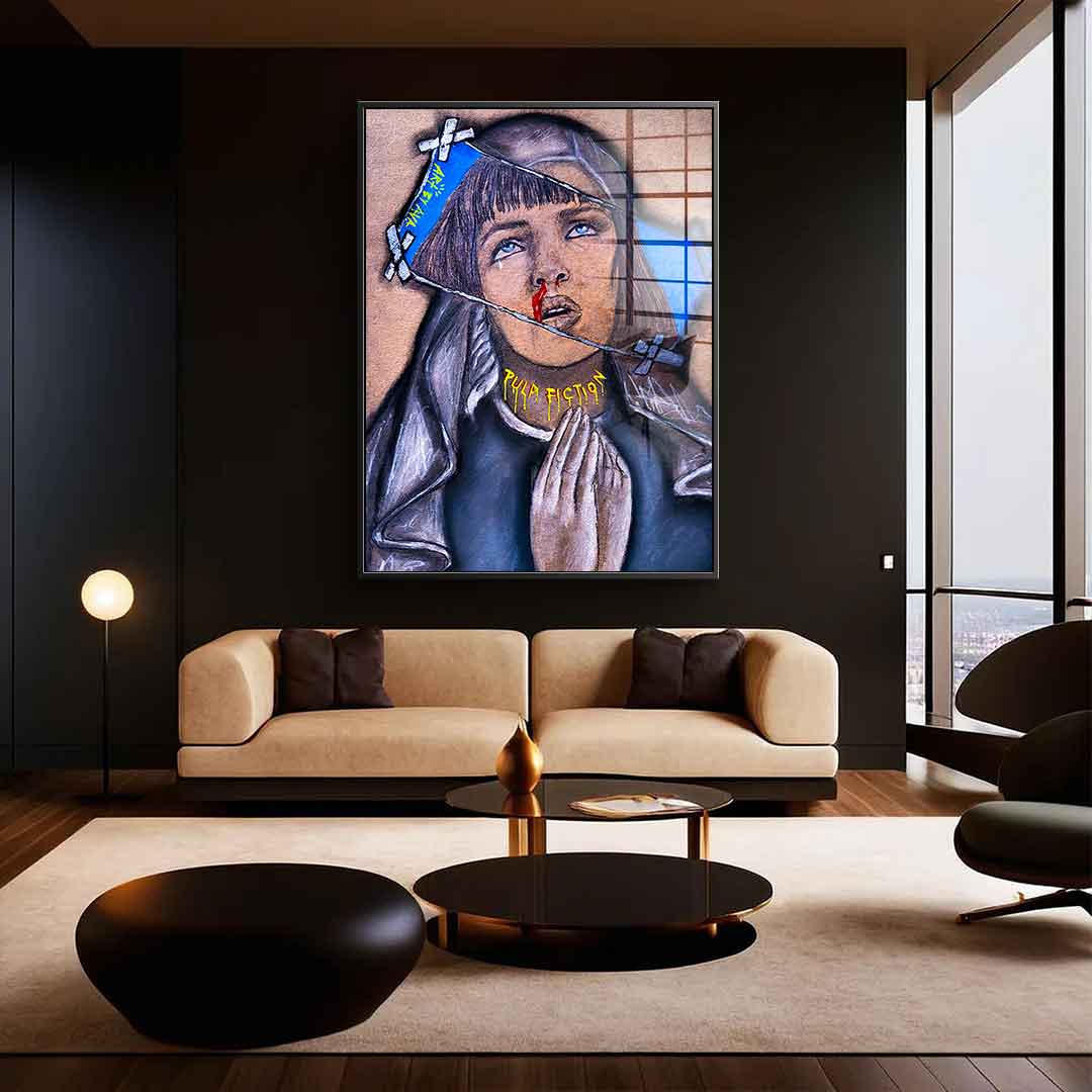 Pulp fiction - acrylic glass