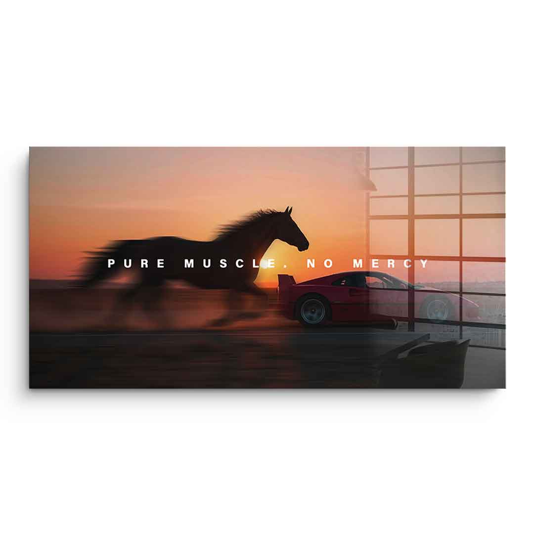 Pure Muscle - Acrylic glass – Detail