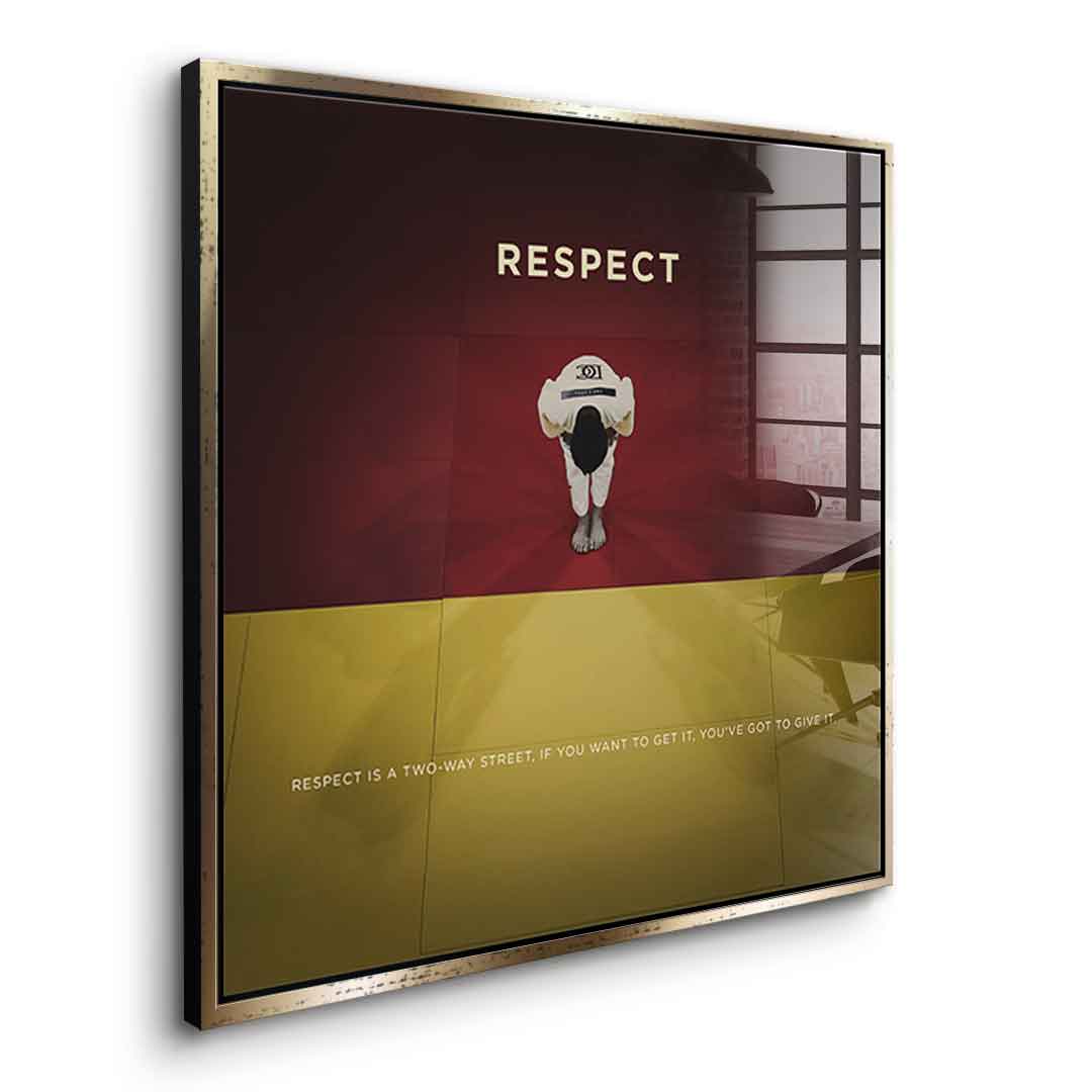 Respect - Quadrat Edition - Acrylglas