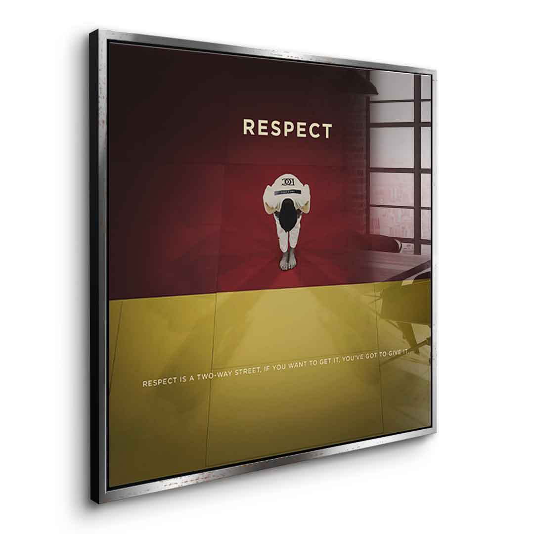 Respect - Quadrat Edition - Acrylglas