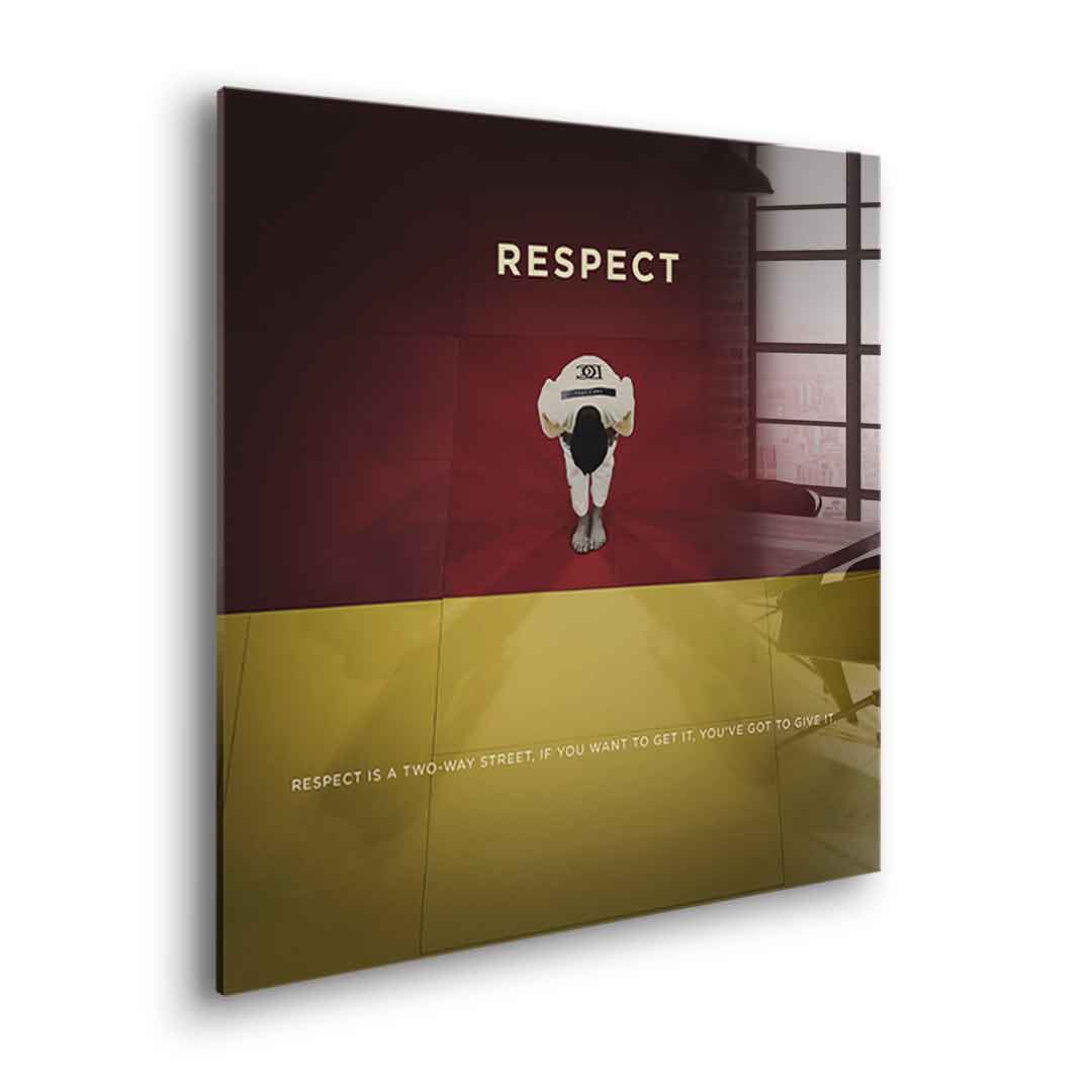 Respect - Quadrat Edition - Acrylglas