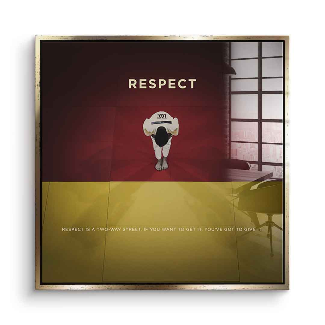 Respect - Quadrat Edition - Acrylglas
