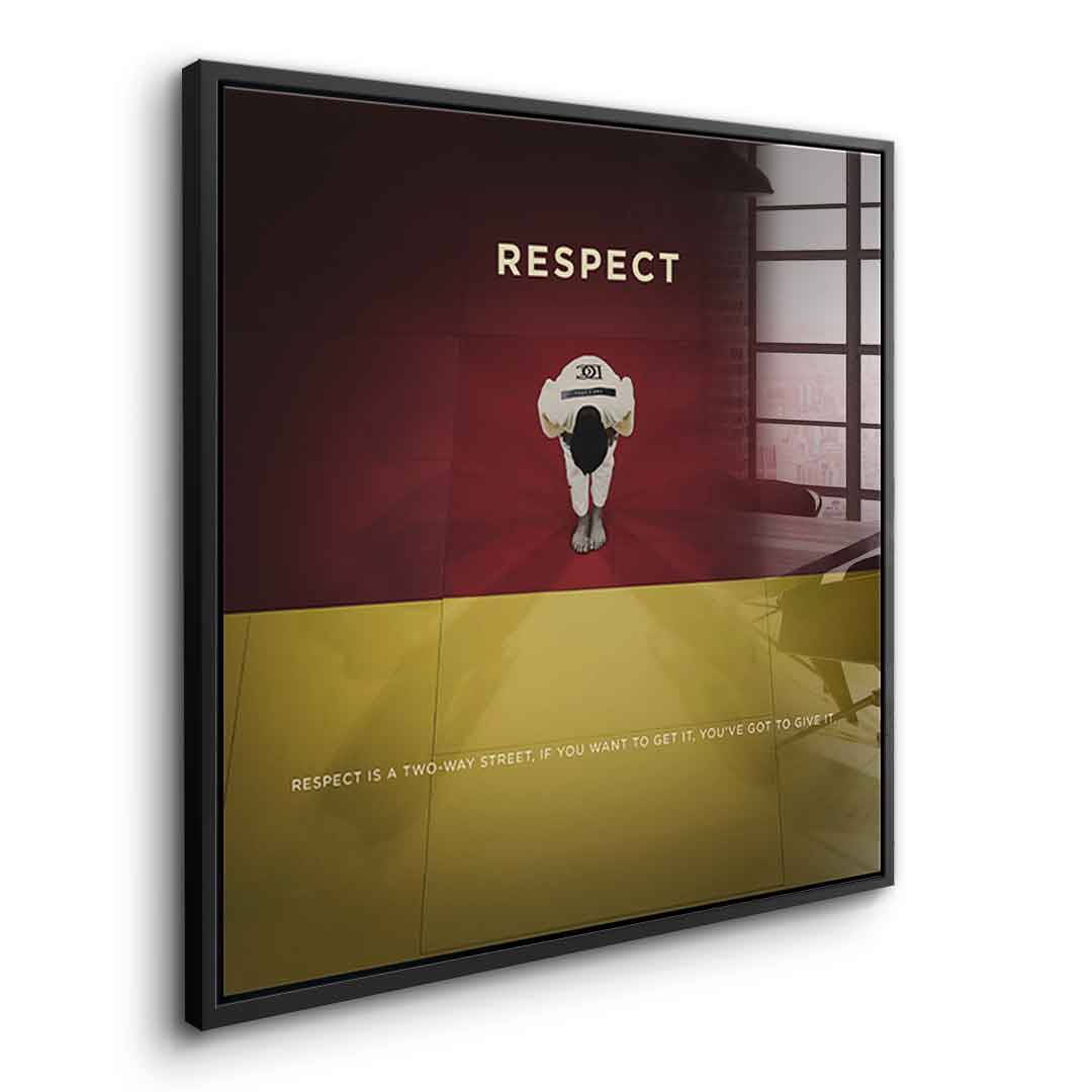 Respect - Quadrat Edition - Acrylglas