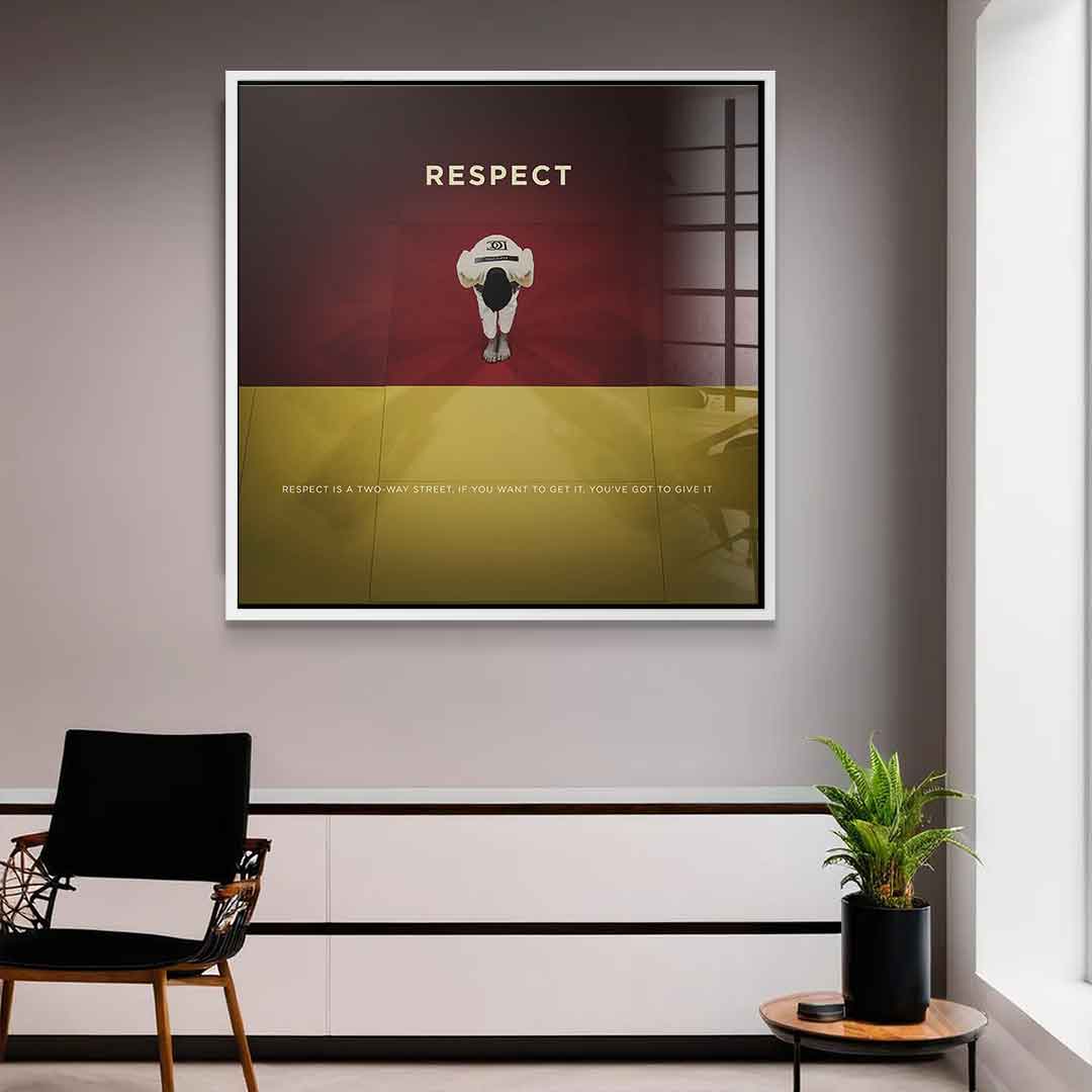 Respect - Quadrat Edition - Acrylglas