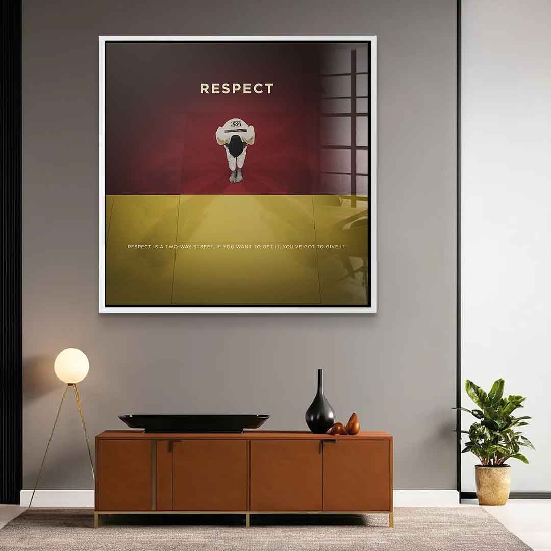 Respect - Quadrat Edition - Acrylglas
