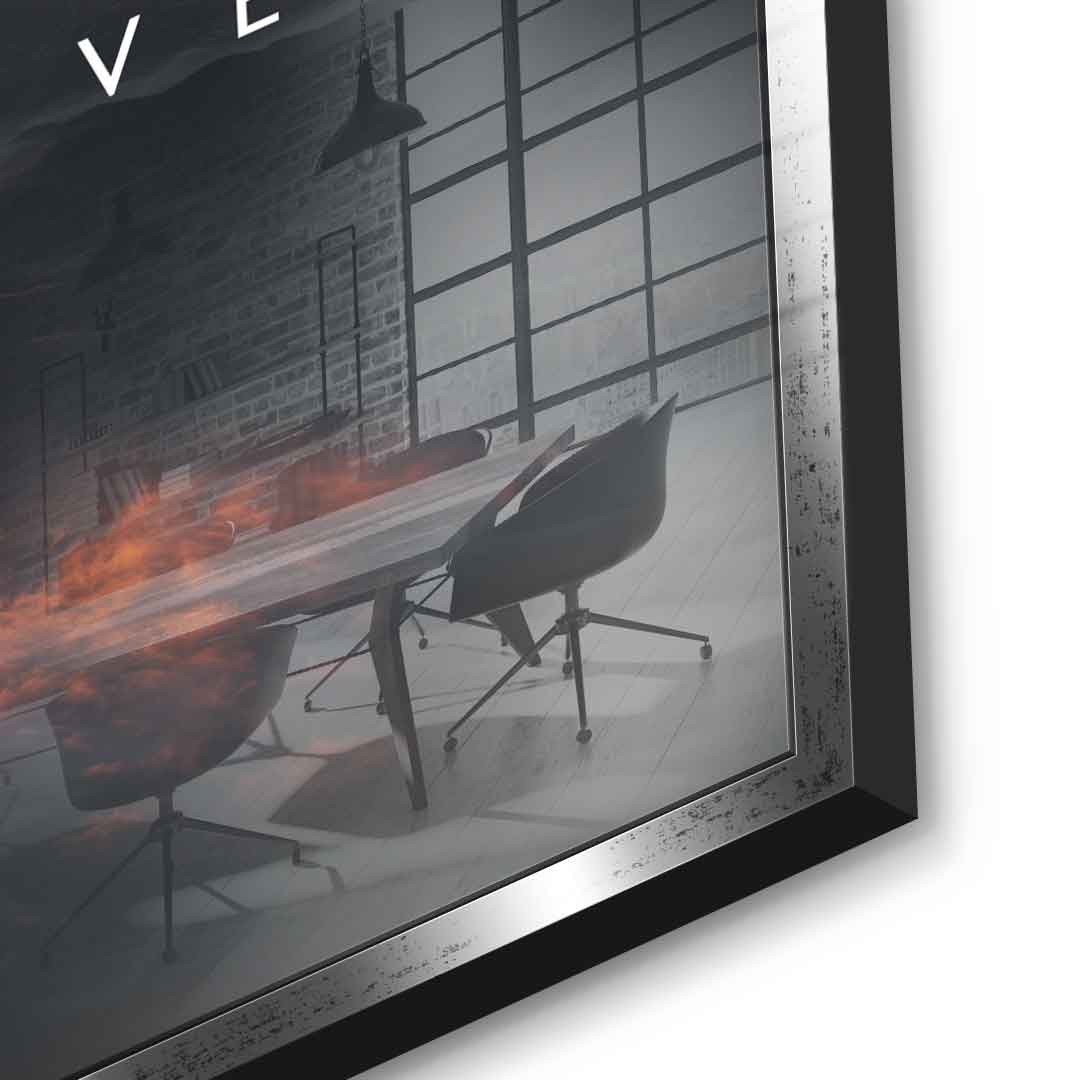 Risk Creates Perspective - Acrylglas