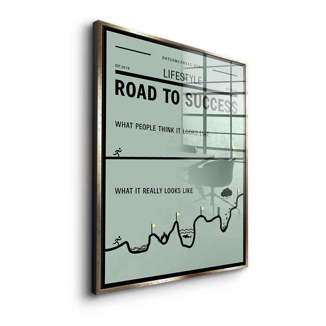 Road to Success - Acrylglas