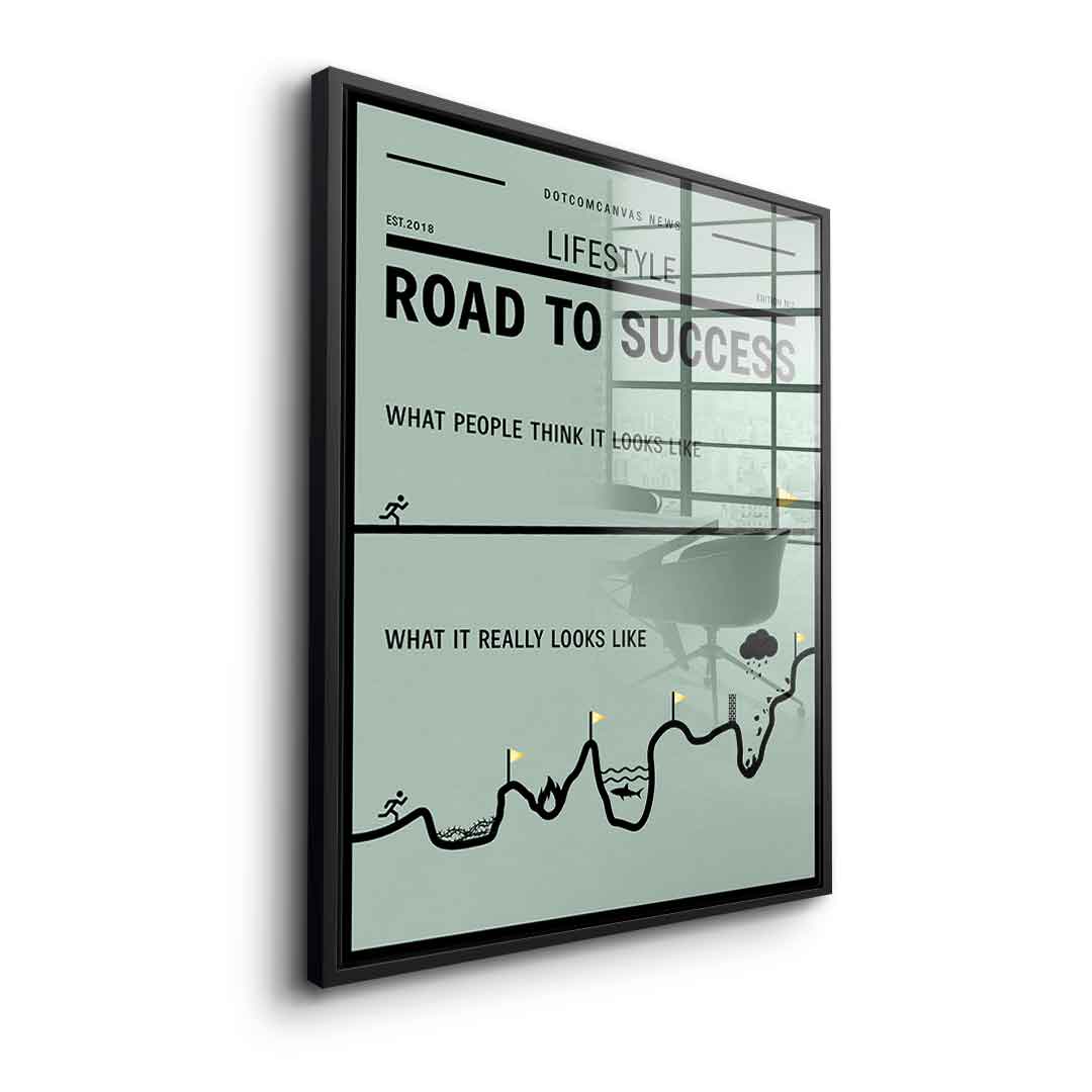 Road to Success - Acrylglas