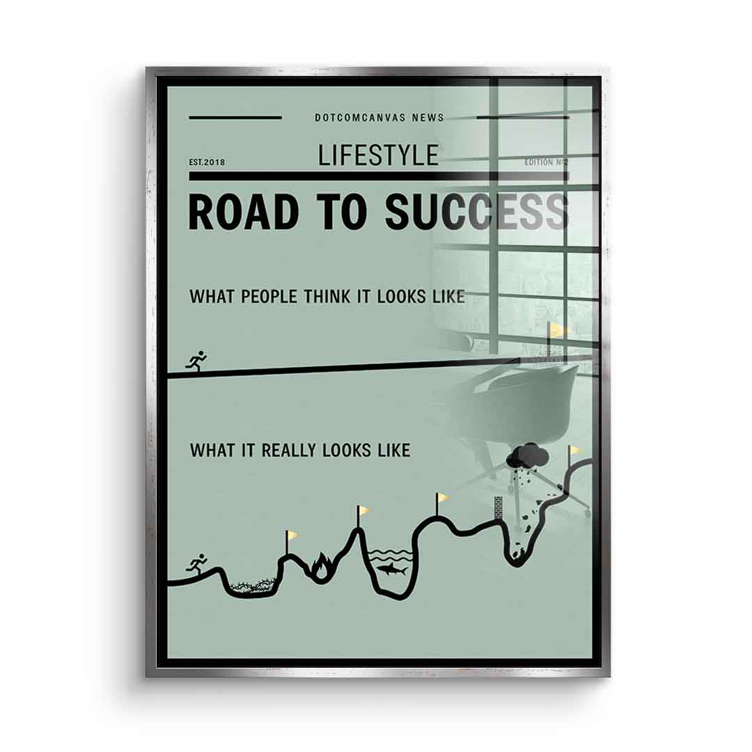 Road to Success - Acrylglas