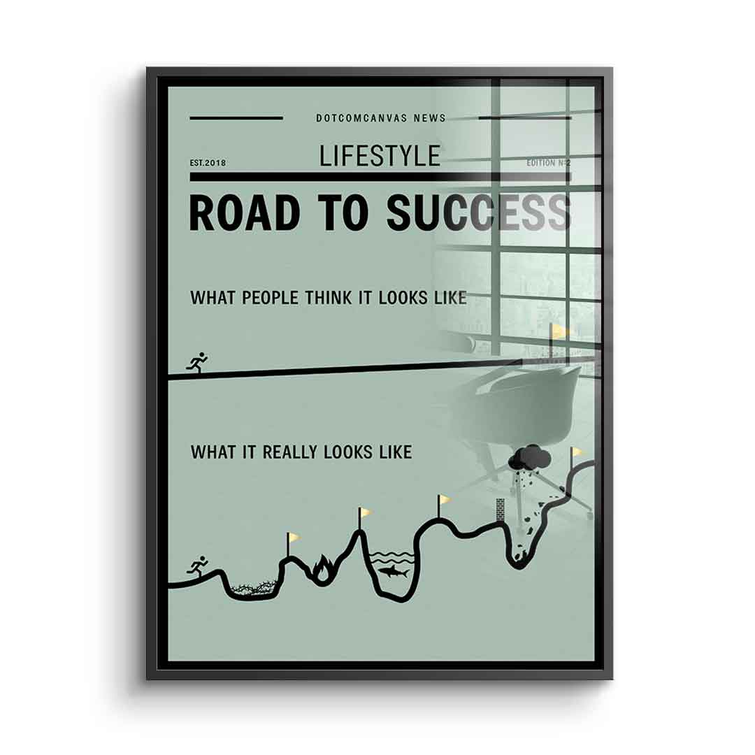 Road to Success - Acrylglas