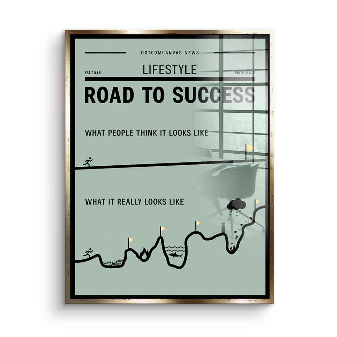 Road to Success - Acrylglas
