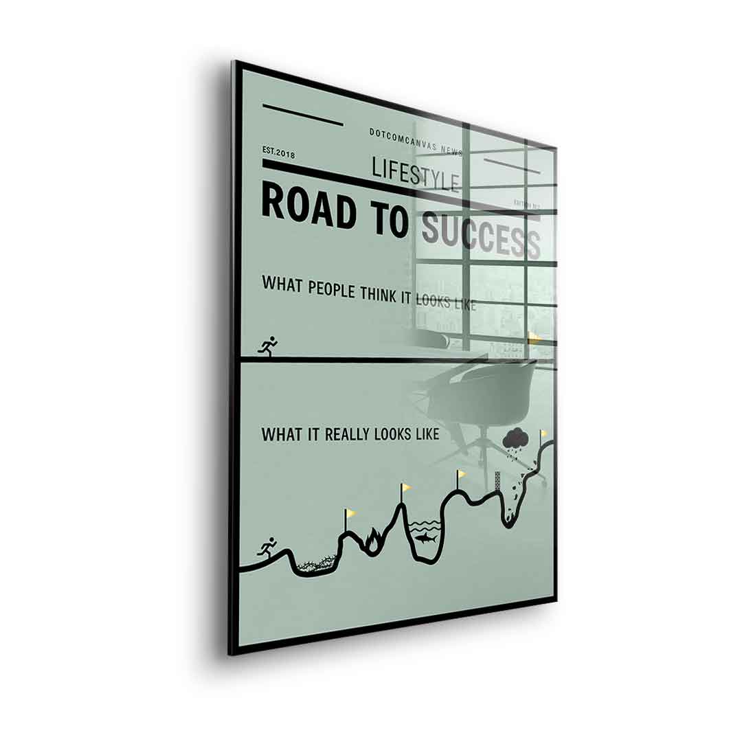 Road to Success - Acrylglas
