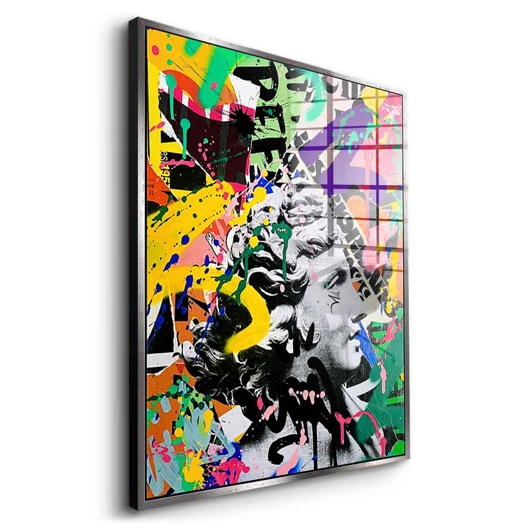 Stay unmoved - acrylic glass