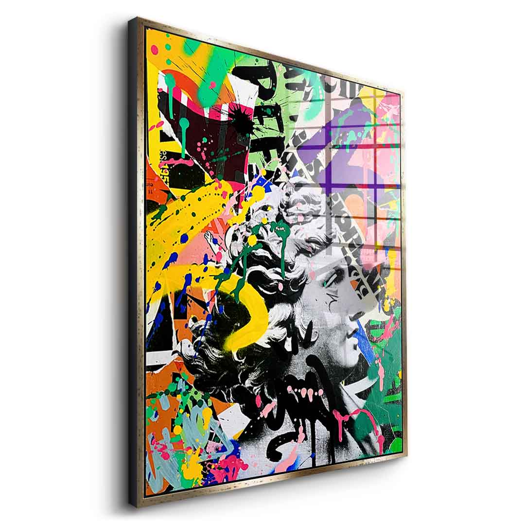Stay unmoved - acrylic glass