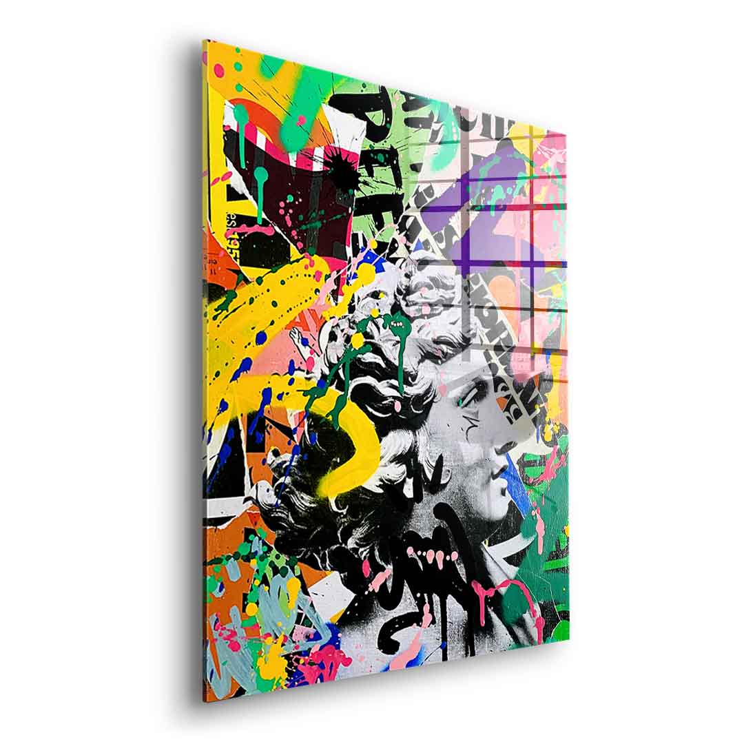 Stay unmoved - acrylic glass