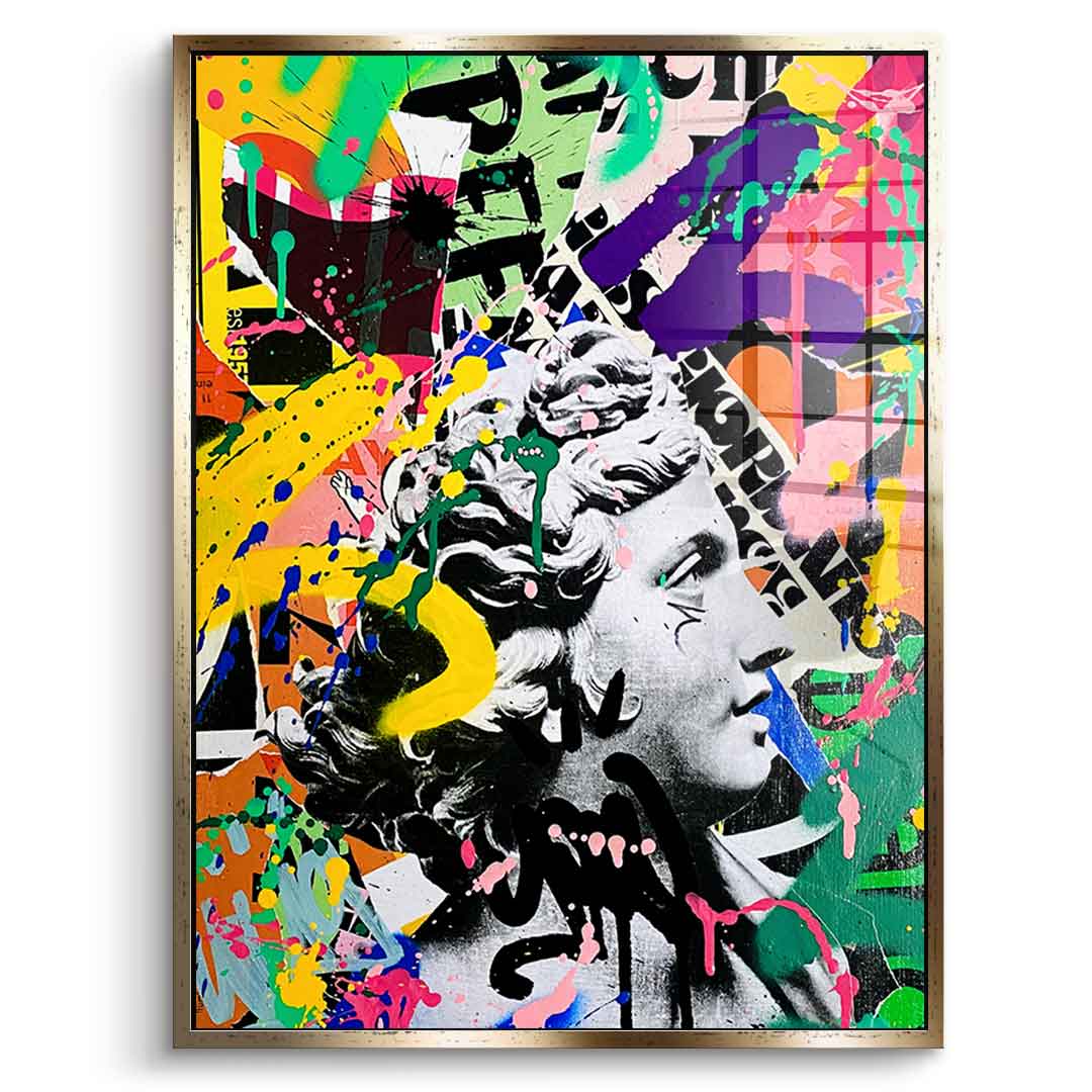 Stay unmoved - acrylic glass