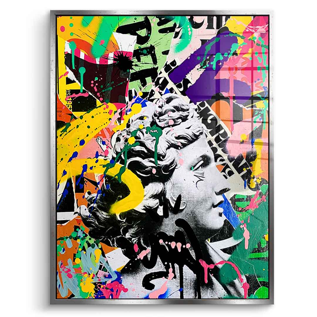 Stay unmoved - acrylic glass