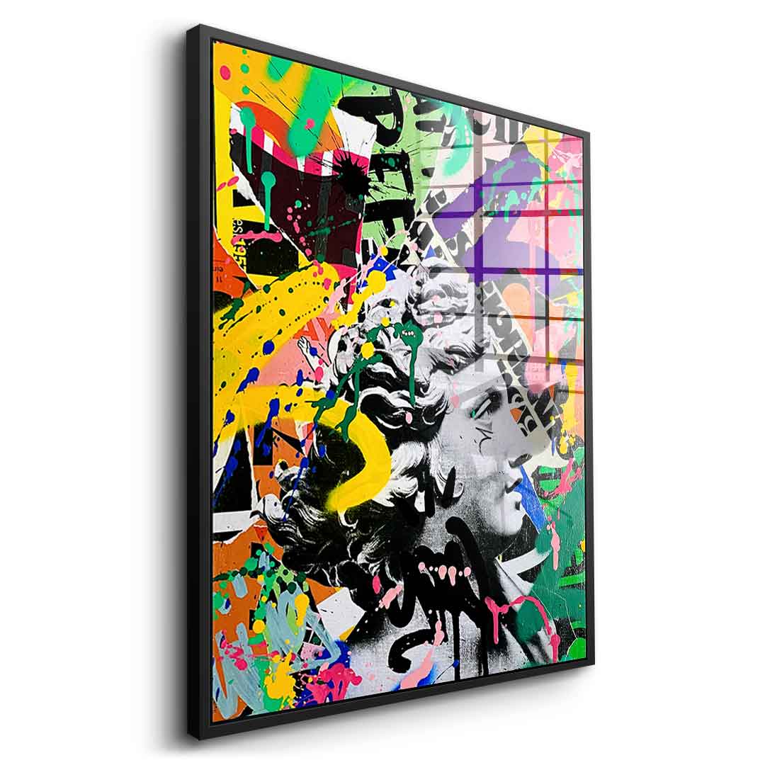Stay unmoved - acrylic glass