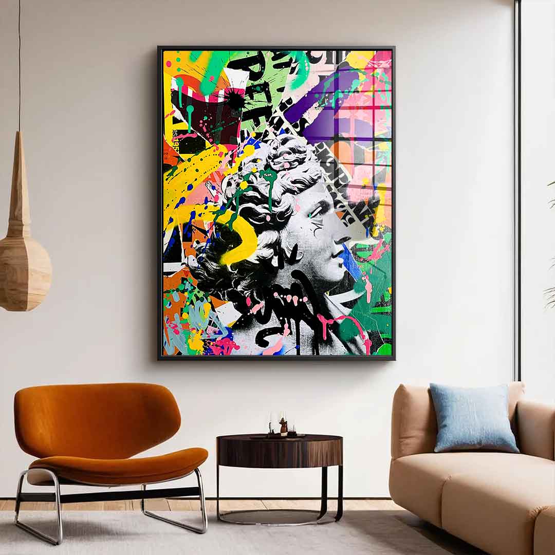 Stay unmoved - acrylic glass