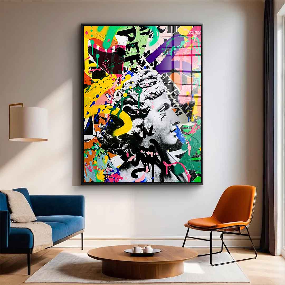 Stay unmoved - acrylic glass