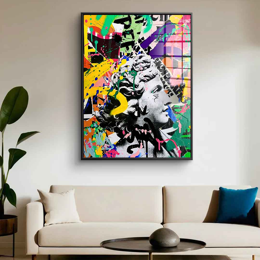 Stay unmoved - acrylic glass