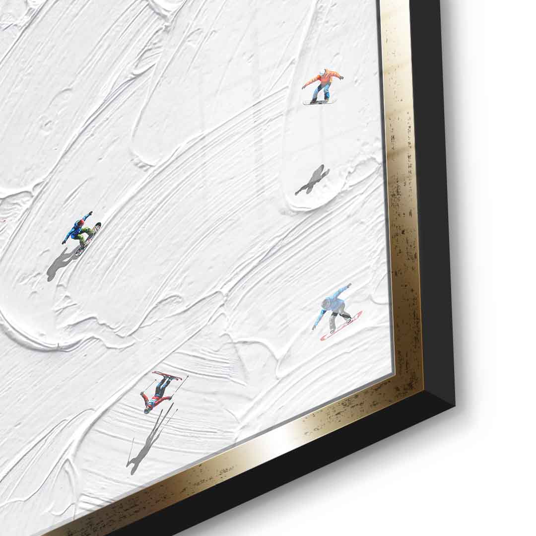 Skis or snowboard - Acrylglas