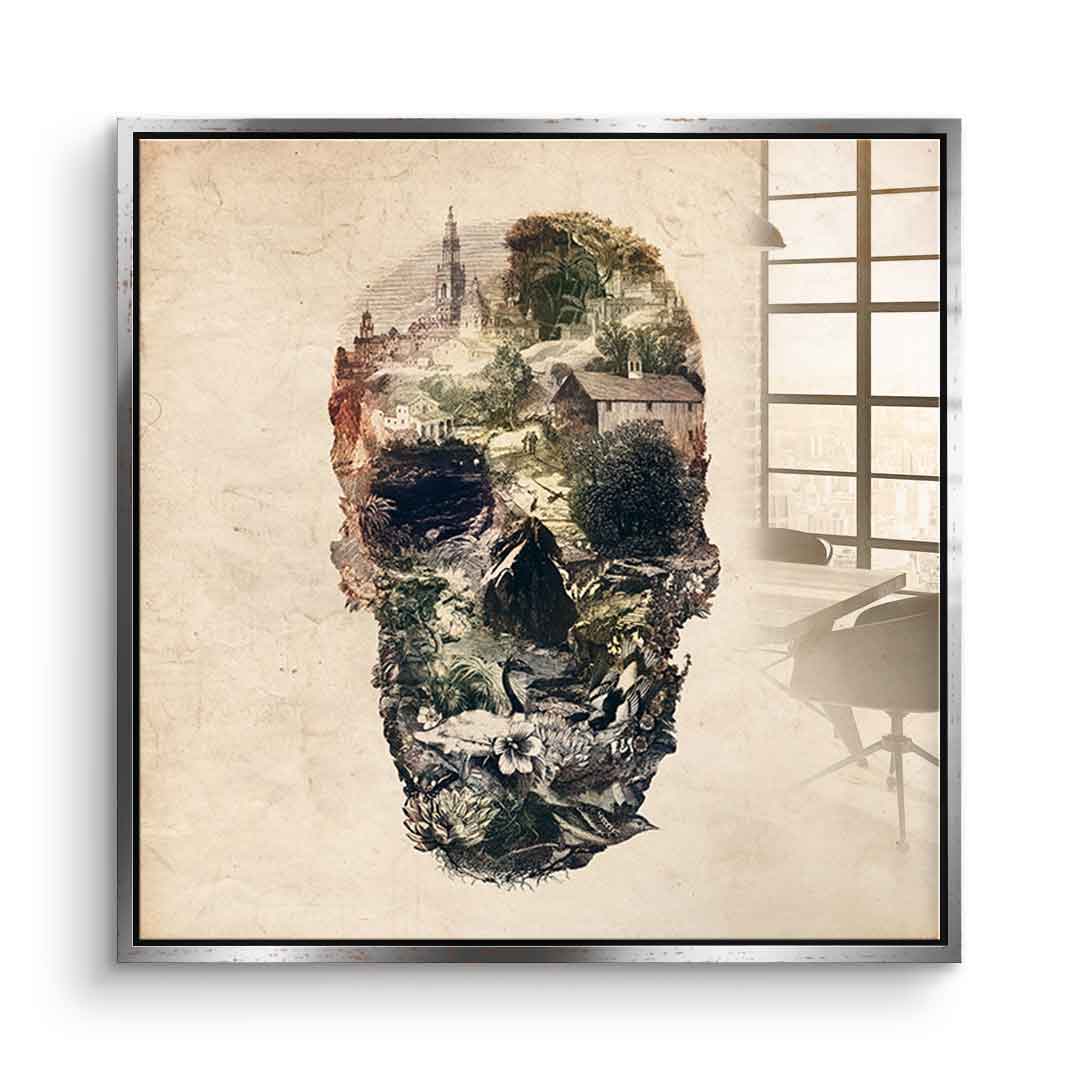 Skull Town - Acrylglas