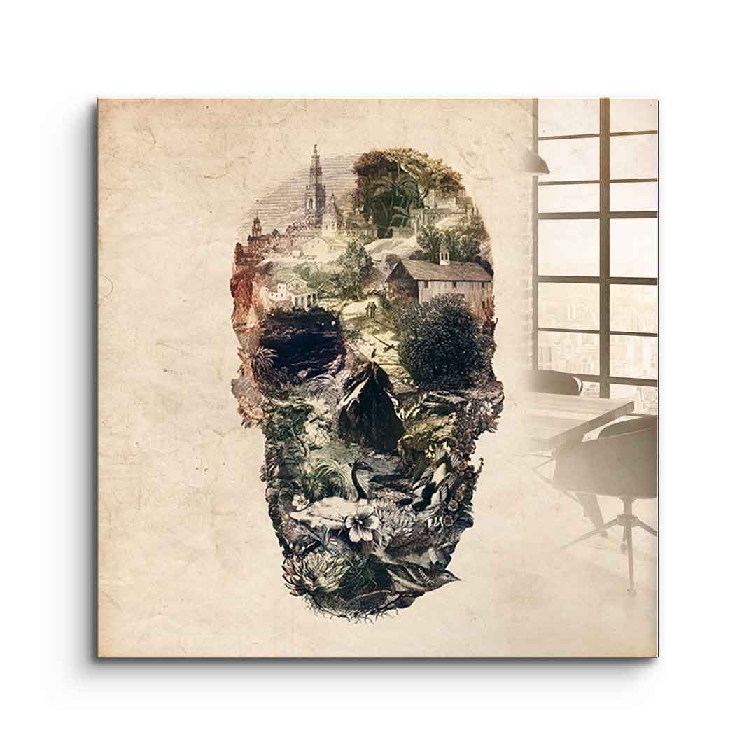 Skull Town - Acrylglas
