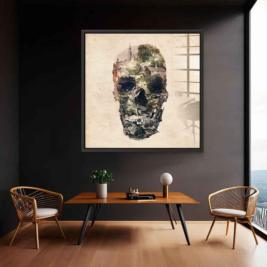 Skull Town - Acrylglas