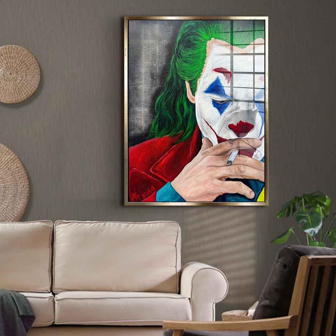Smoking chaos - acrylic glass