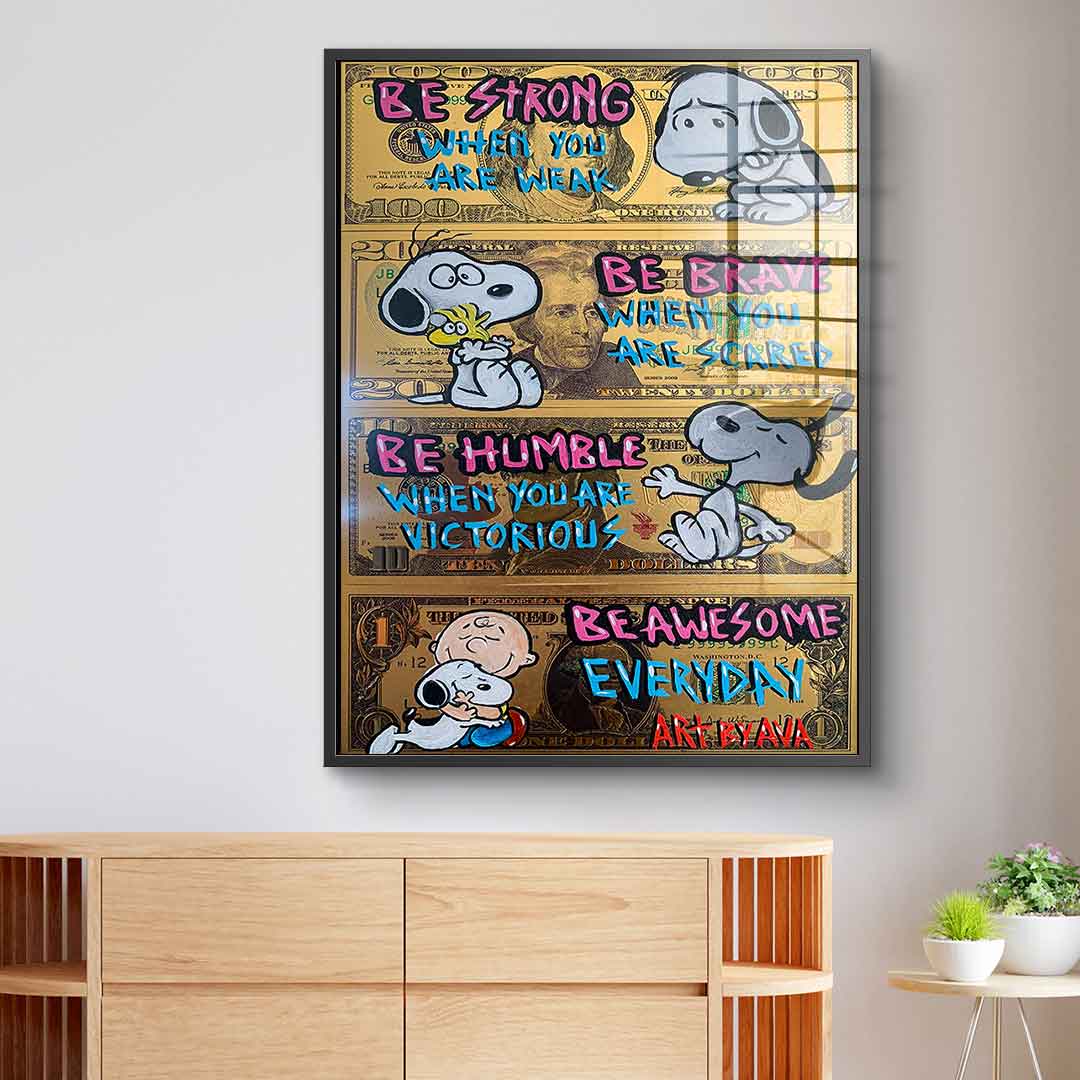 Awesome Snoopy - Acrylglas