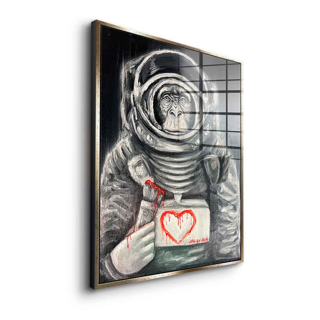 Space Monkey - Acrylglas