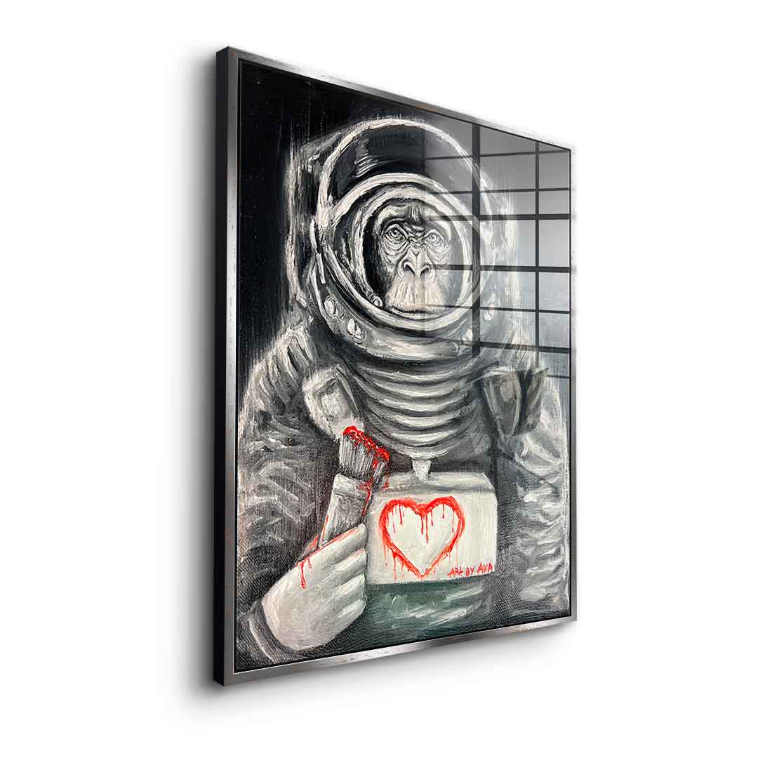 Space Monkey - Acrylglas