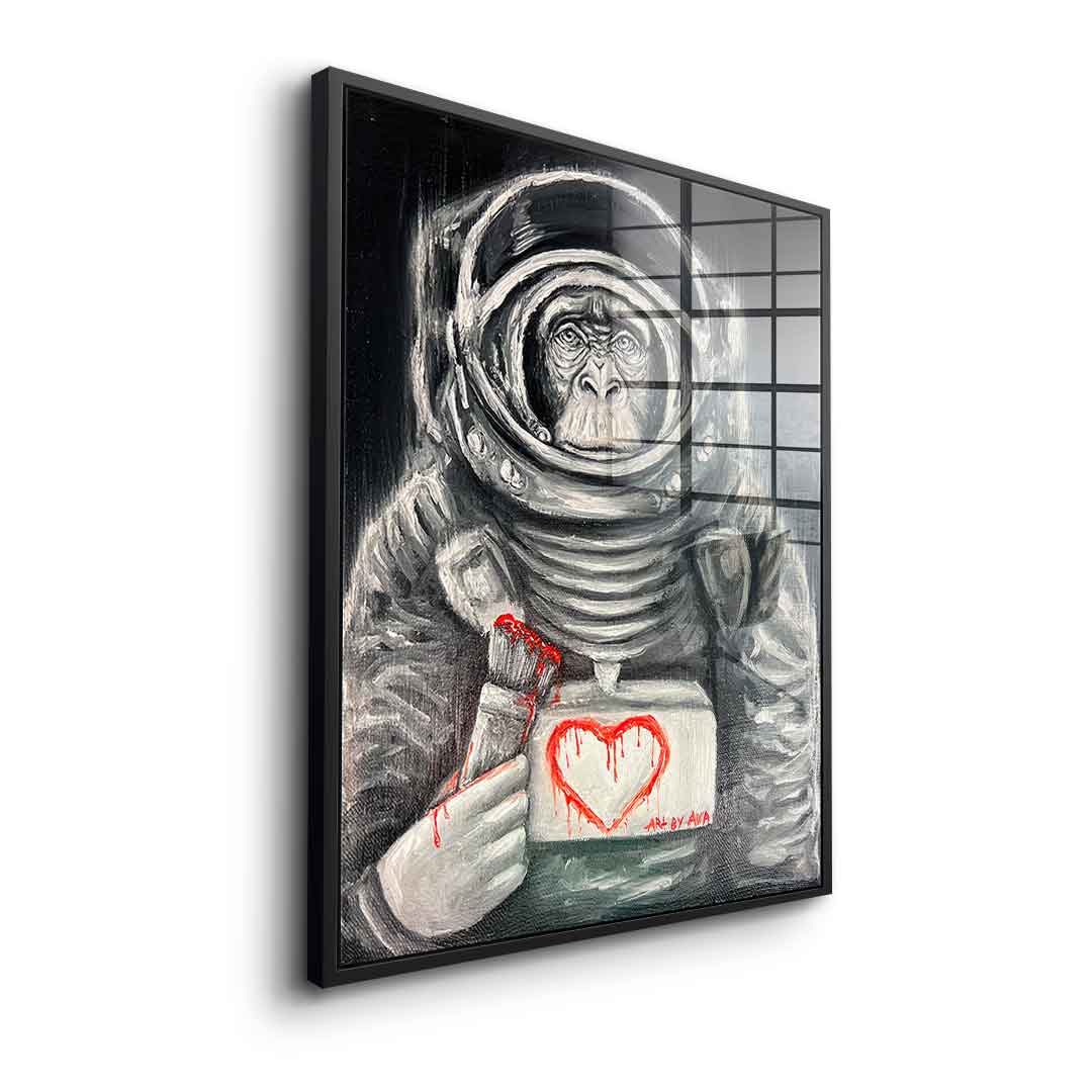 Space Monkey - Acrylglas