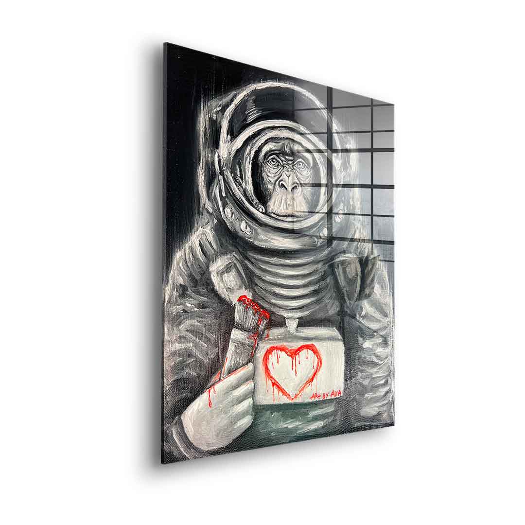 Space Monkey - Acrylglas