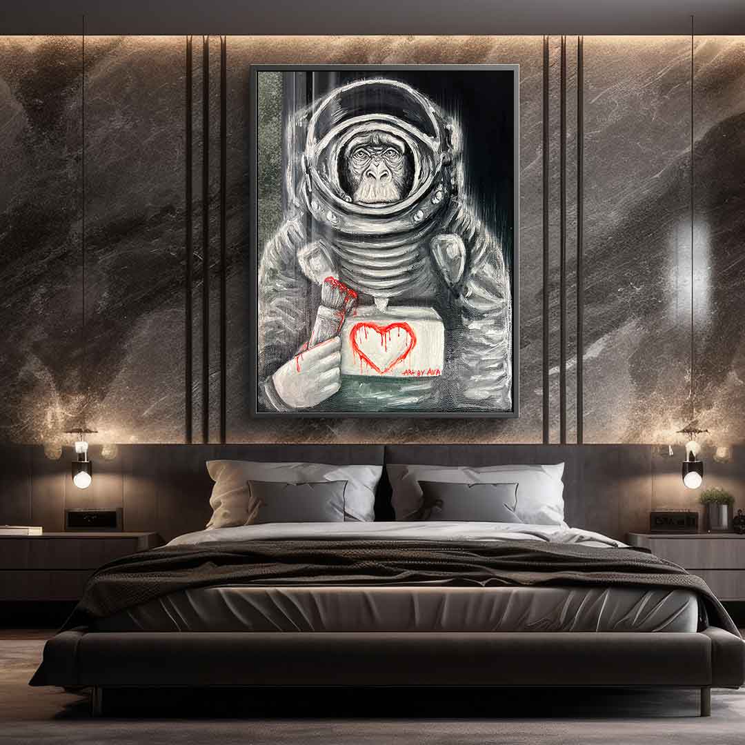 Space Monkey - Acrylglas